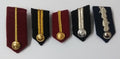Assorted Gorgets Various Officers Issue For Collectors 5X Single Collar Tabs