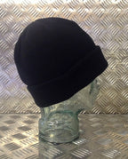 Black Fleece Thinsulate Beanie Hat - Very Warm - One Size - Brand New