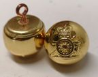 Royal Horse Artillery RHA Full Ball Gold Coloured Ceremonial Buttons 27L