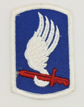 U.S. 173rd Airborne Brigade Shoulder Sleeve Insignia Blue Red White
