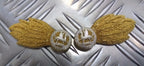 Genuine British Army Issue Royal Welsh Regiment No1 Mess Collar Badges 1 Pair