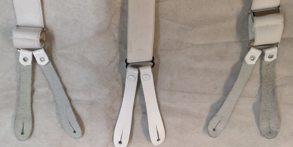 Various Clip-On / Button Elastic Braces / Suspenders Adjustable