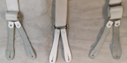 Various Clip-On / Button Elastic Braces / Suspenders Adjustable