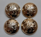 RRW Large Buttons British Royal Regiment of Wales Insignia 40L No1/2 Dress X4