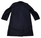 Vintage Duffel Overcoat British Made Naval Wool Coat With Toggle Closure Size 5