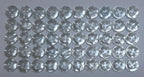 Buttons 50 Vintage 4 Hole for Dress Shirts Pearlesque Mint Blue Tint 10.6mm NOS