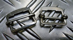 Genuine Vintage British Army Trouser Silver Side Buckles, No2 / Barrack 1 Pair