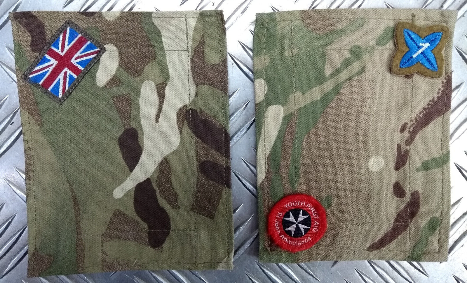 MTP Blanking Patches with St John Ambulance & 1 Star TRF Patch British