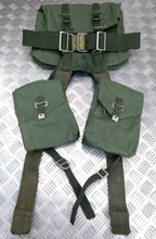 Vintage Army Issue Heavy-duty Backpack Belt Harness & Pouch Set Vinyl
