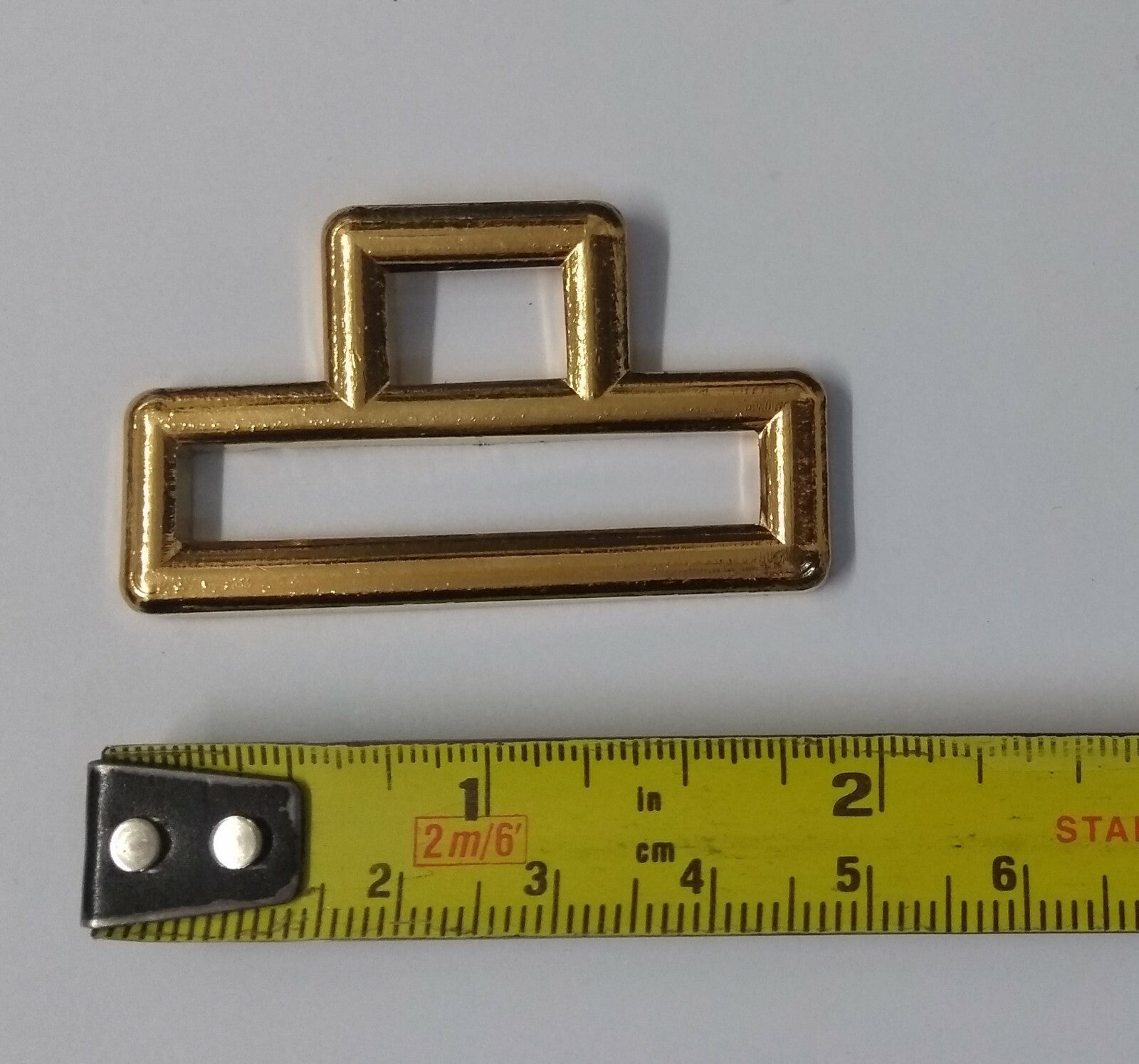 Genuine Issue Metal Belt Brass Buckle Retainer Female catch Side