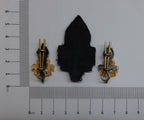 RAEC Hat / Cap Badge & Collar Badges Vintage Hand Embroidered R.A.E.C