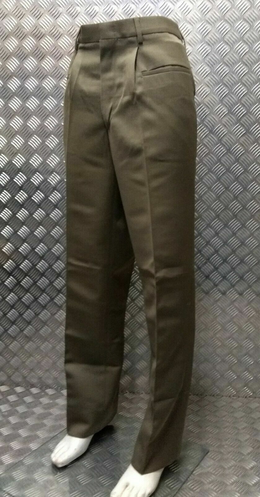 Italian Army Style Dress Trousers Size 35" Long - NEW