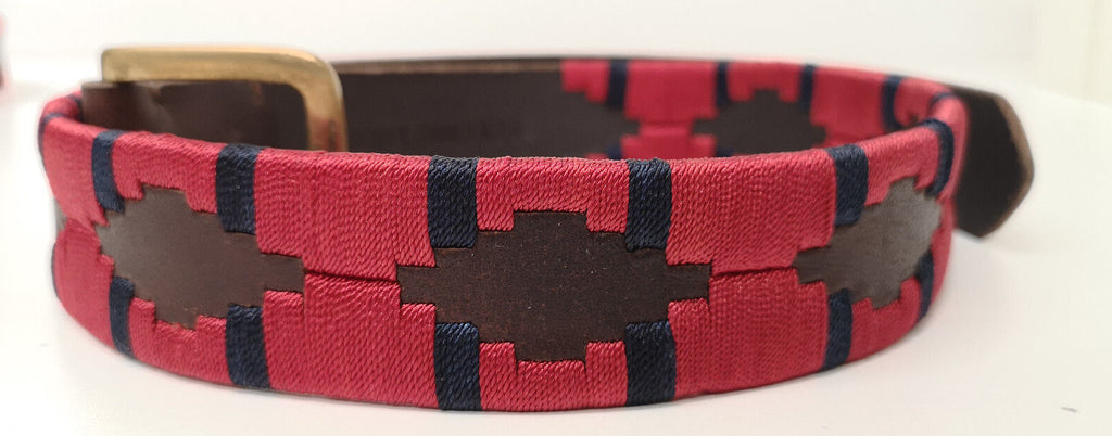 Royal Engineers RE Leather Polo Belt with Brass Buckle British Militaria