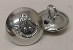 Light Infantry insignia Buttons Chrome / Silver 22L x2