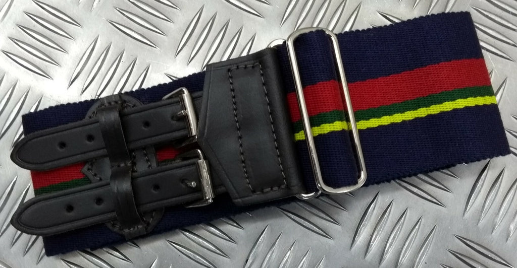 Genuine British Royal Marines RN Royal Navy RM Stable Belt Standard Issue Twin Buckle Strap