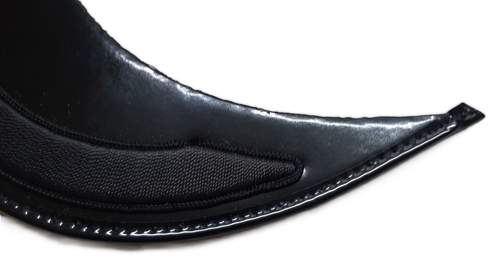 Passing Out Peak British Black Bar Visor for Dress Hat / Cap NEW