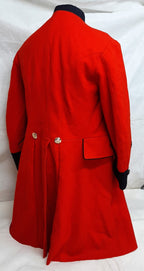 British Army Red Long Coat Royal Hospital Chelsea Q/C Buttons Colour WO2