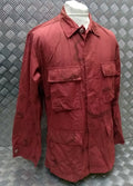 U.S Vintage Lightweight Rip Stop Camo Jacket Over Dyed Small-Short