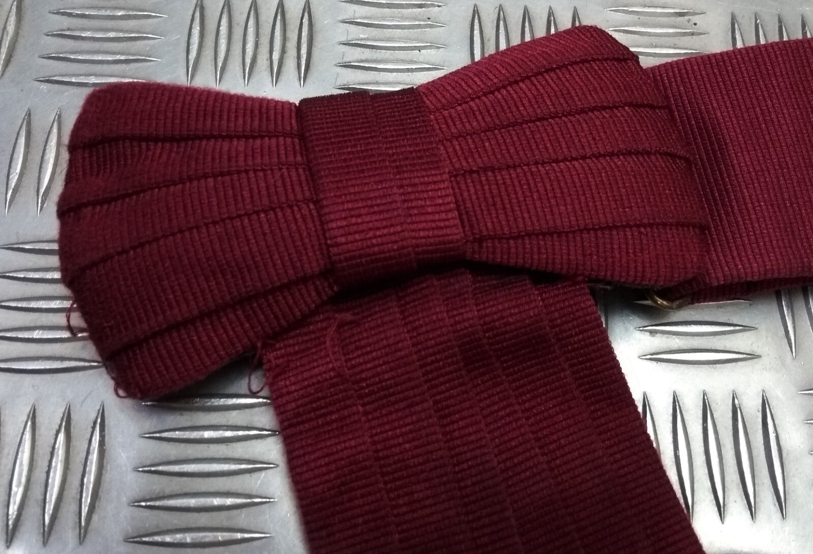 Crimson Waist Sash British Foot Issue For Ceremonies & Parade