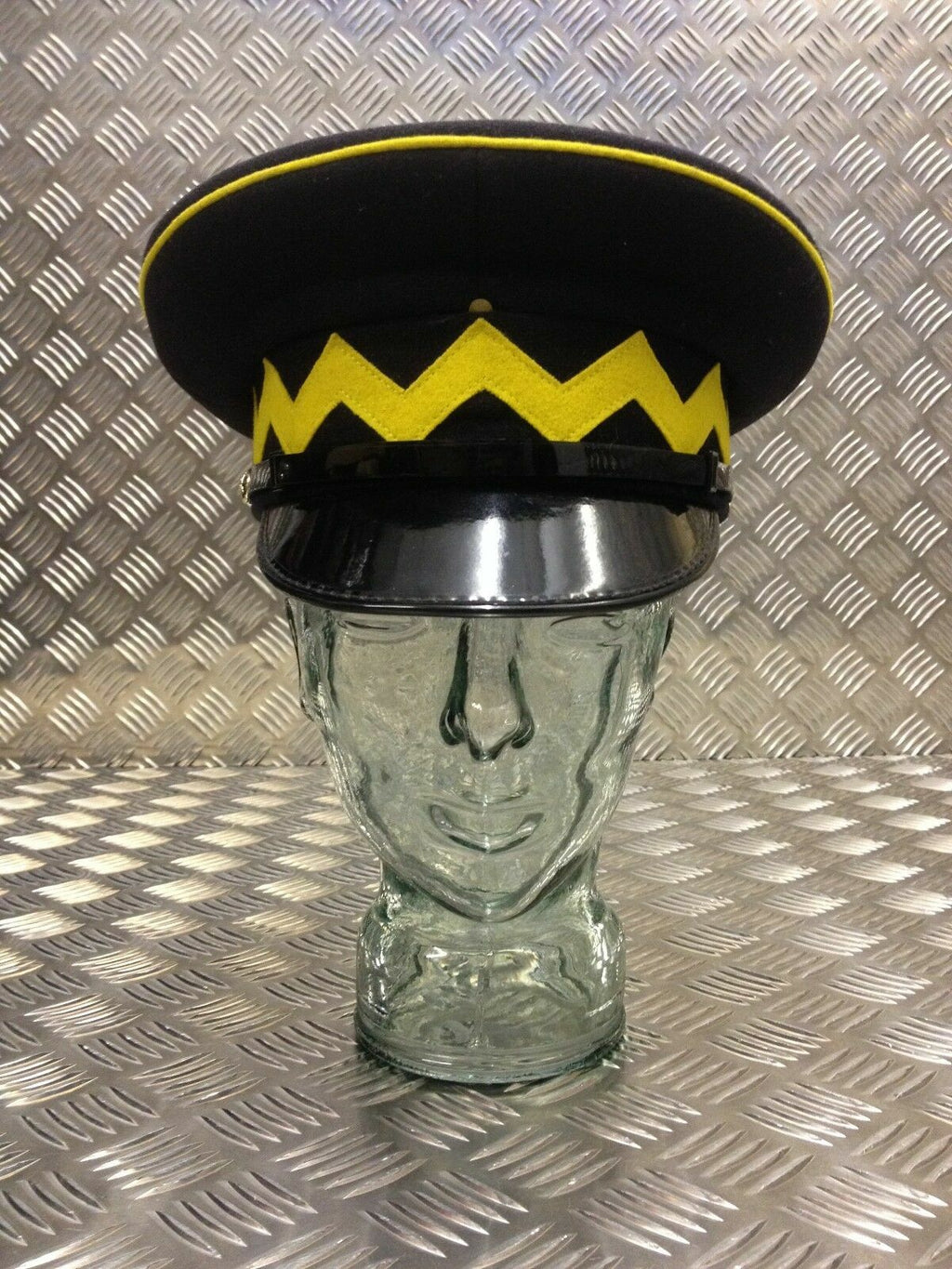 British Army Issue Royal Scots Dragoon Guards RSDG Peaked Hat / Dress Cap