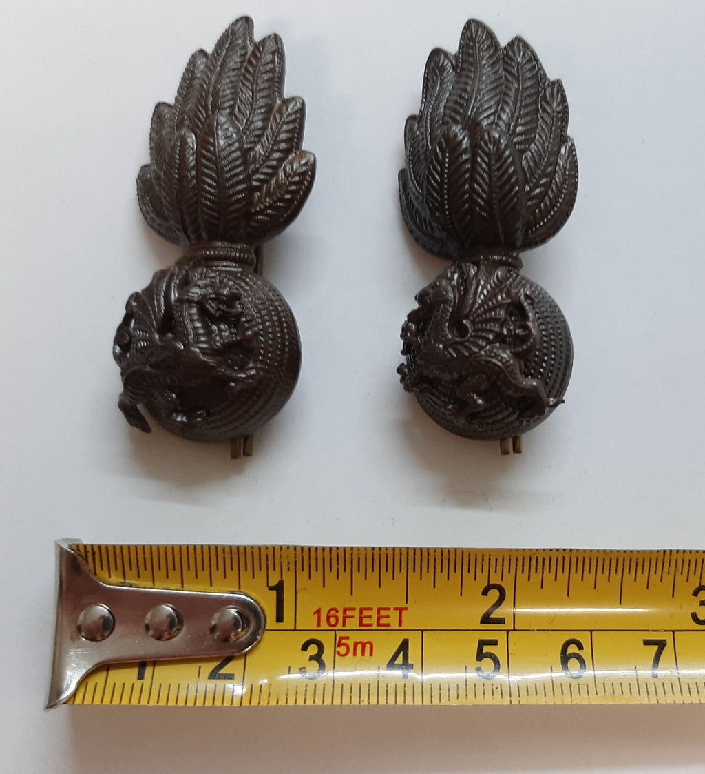 Vintage RWF Badges Old Pattern British Army Officers Royal Welch Fusiliers