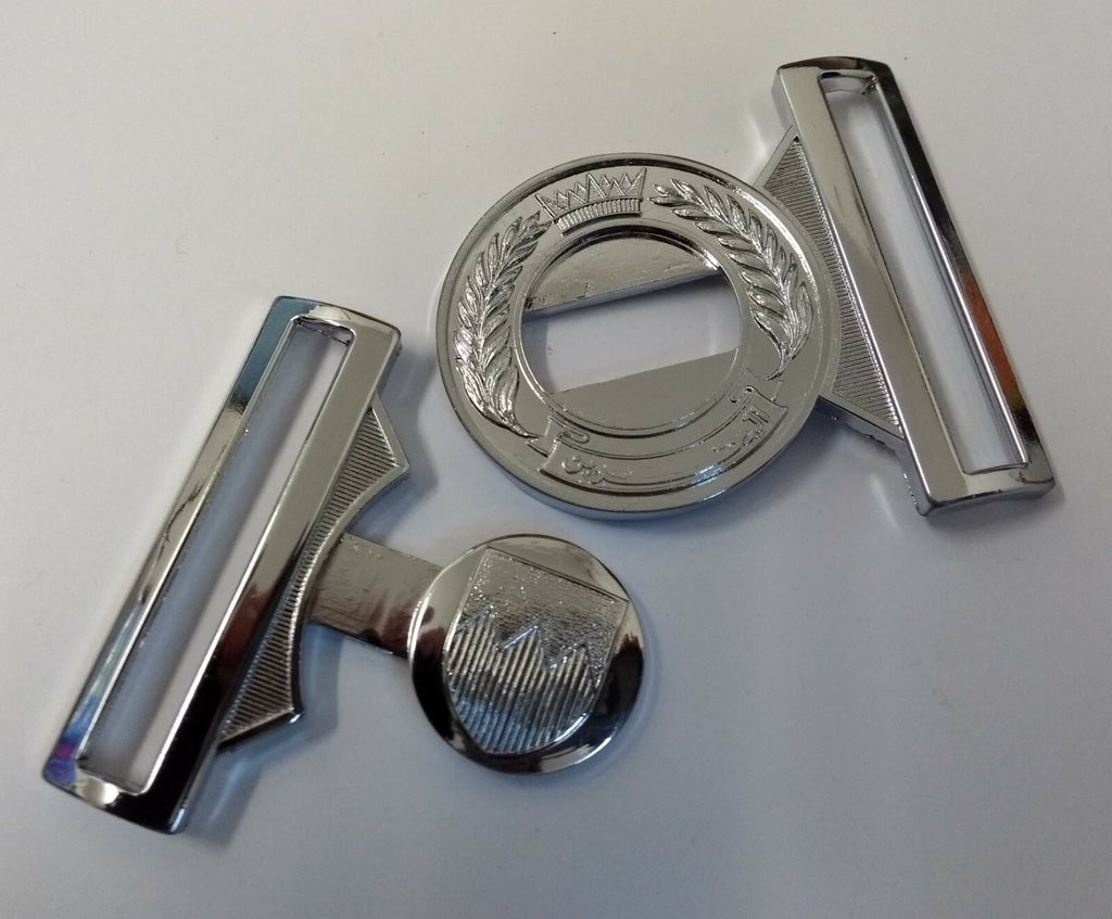 Bahrain Ceremonial Chrome Belt Buckle - NEW