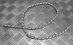 Genuine British Made Ceremonial Parade Silver Black Fleck Cord 1M RC12