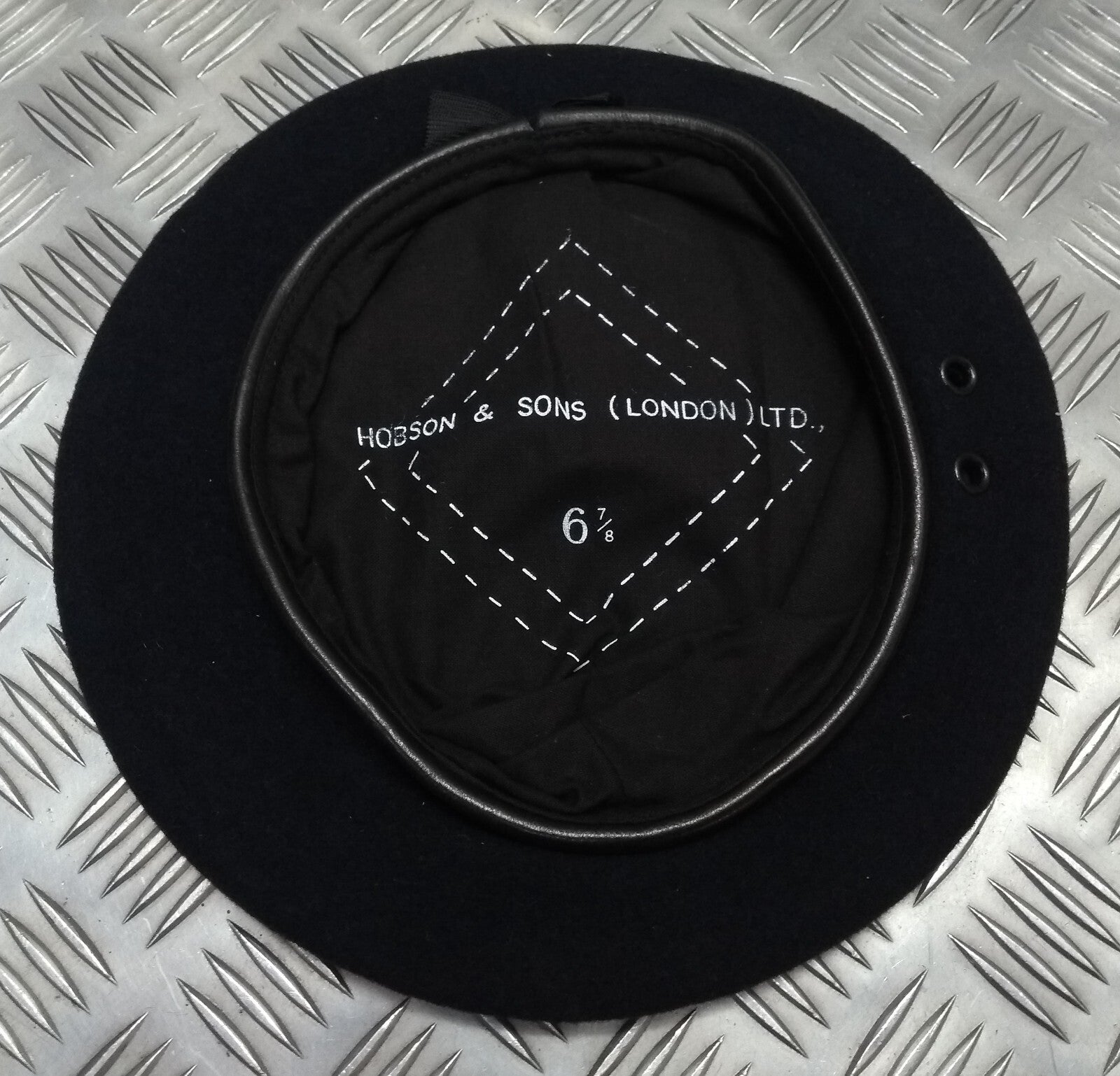 Blue Beret Genuine Hobson London Manufactures Sample 6 7/8