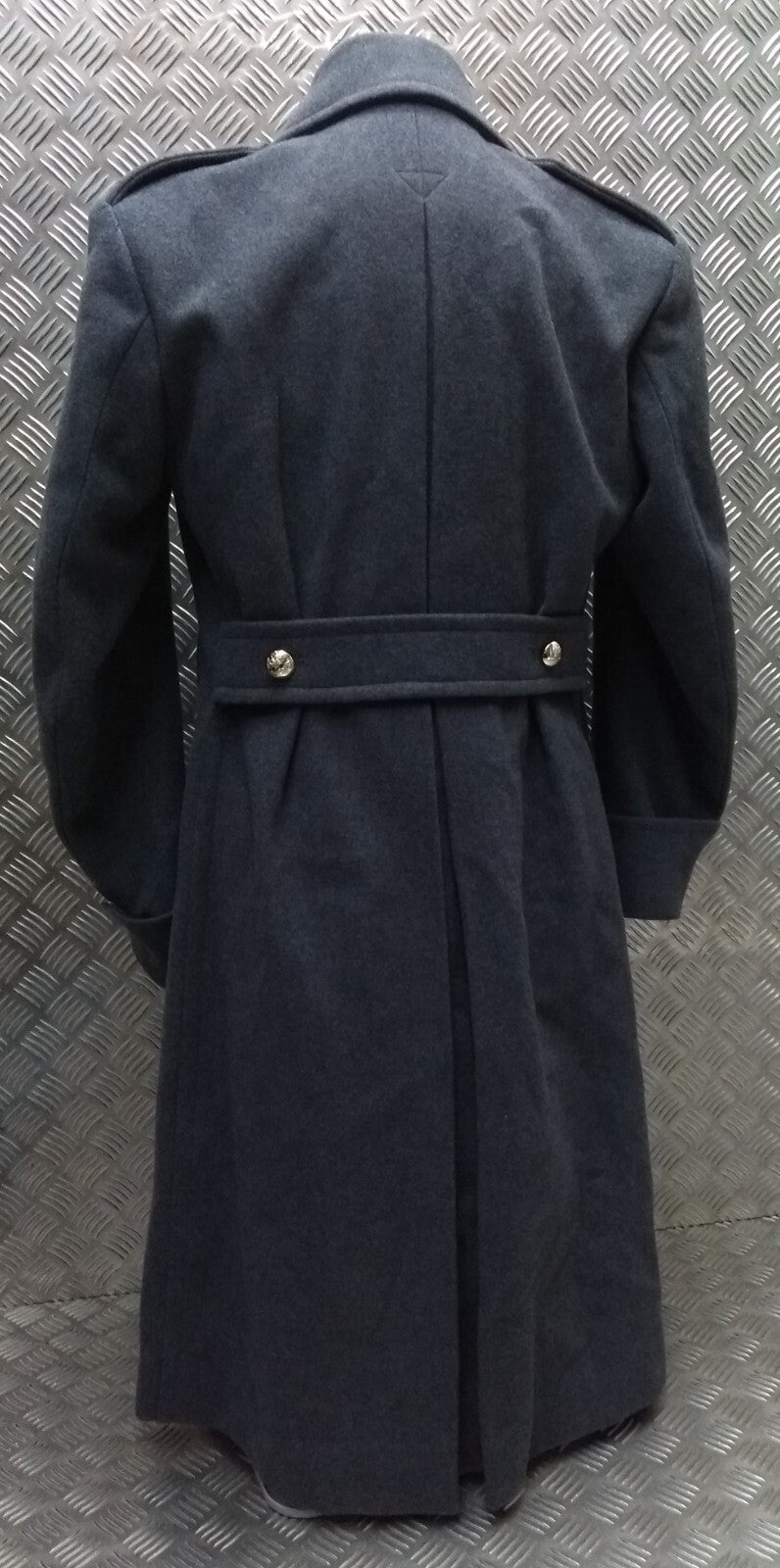 WRAF / RAF Royal Air Force Greatcoat Airforce Blue Grey Colour Great Coat Woman's Size 154/80/60cm
