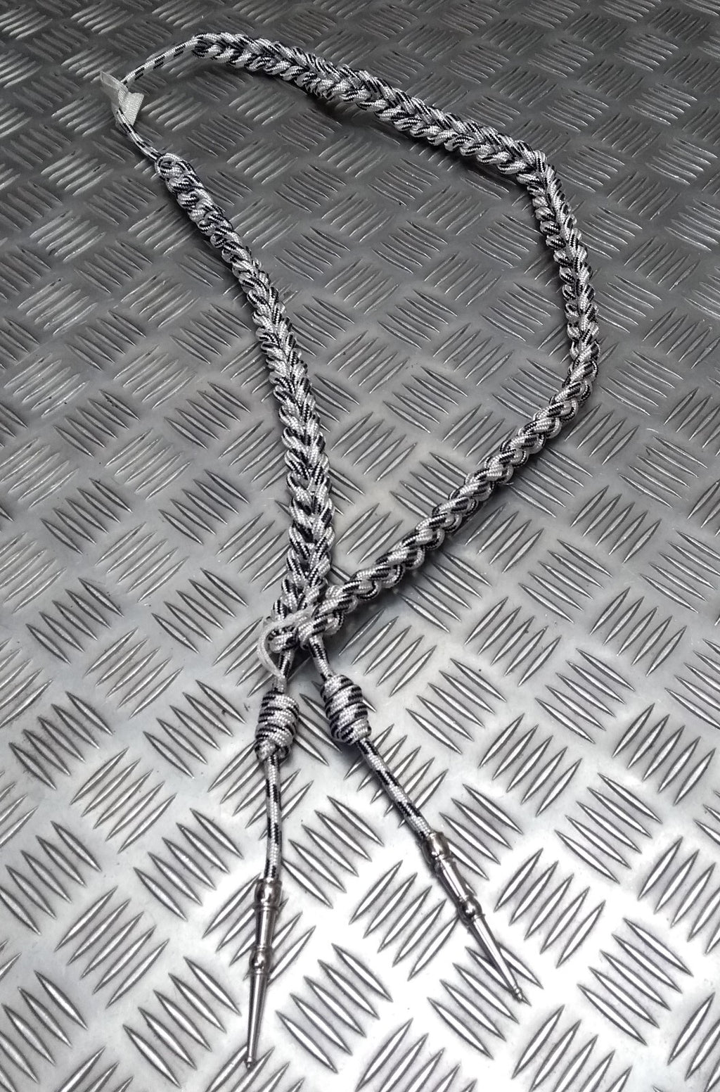 Oman Silver Aiguillette Senior Officer Blue Fleck Ceremonial UK Made