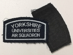Yorkshire Universities Air Squadron YUAS Royal Air Force RAF Shoulder Patches
