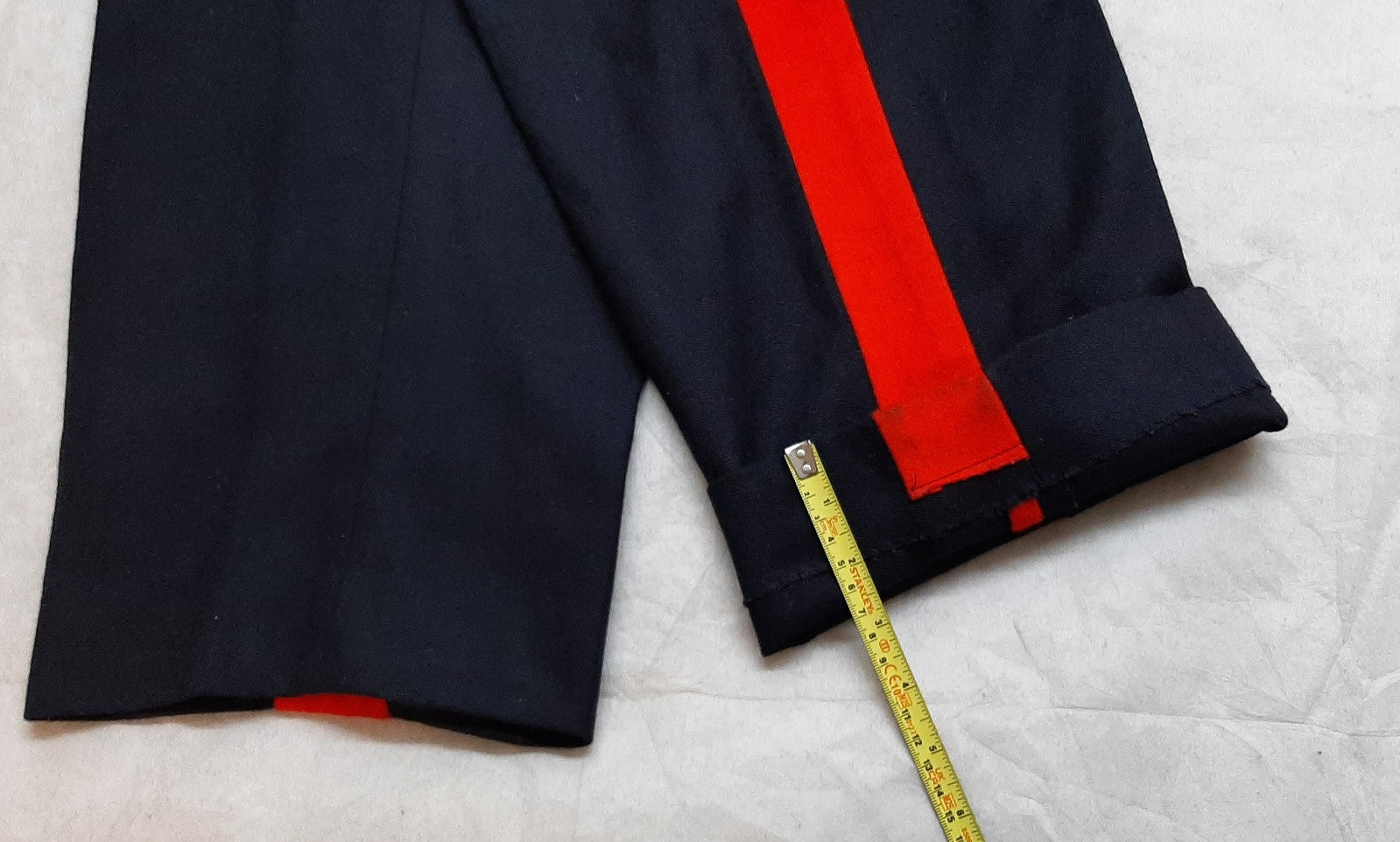 No1 Army Trousers British Officers Blues Red Stripe Dress Uniform Waist 39"