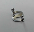 British Made ⅝" Shoulder Board & Epaulette Chrome Shank loop Letters