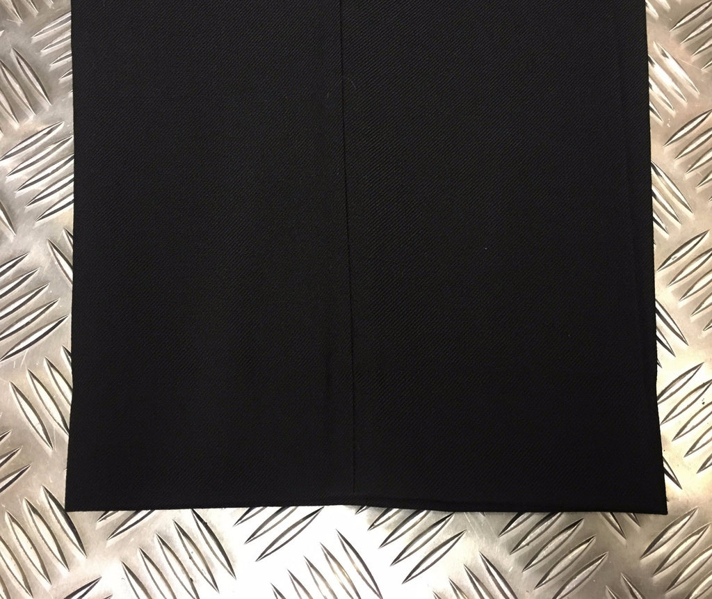 Formal Trousers Black Wool Mix Retro Made in the UK - New