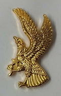 Collectors Metal Pin Eagle Badge With 5 Point Star NEW GIM52XL
