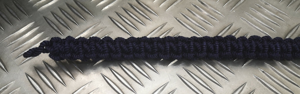 Lanyard Macramé style 3 ply French Navy Blue Colour Ceremonial - NEW