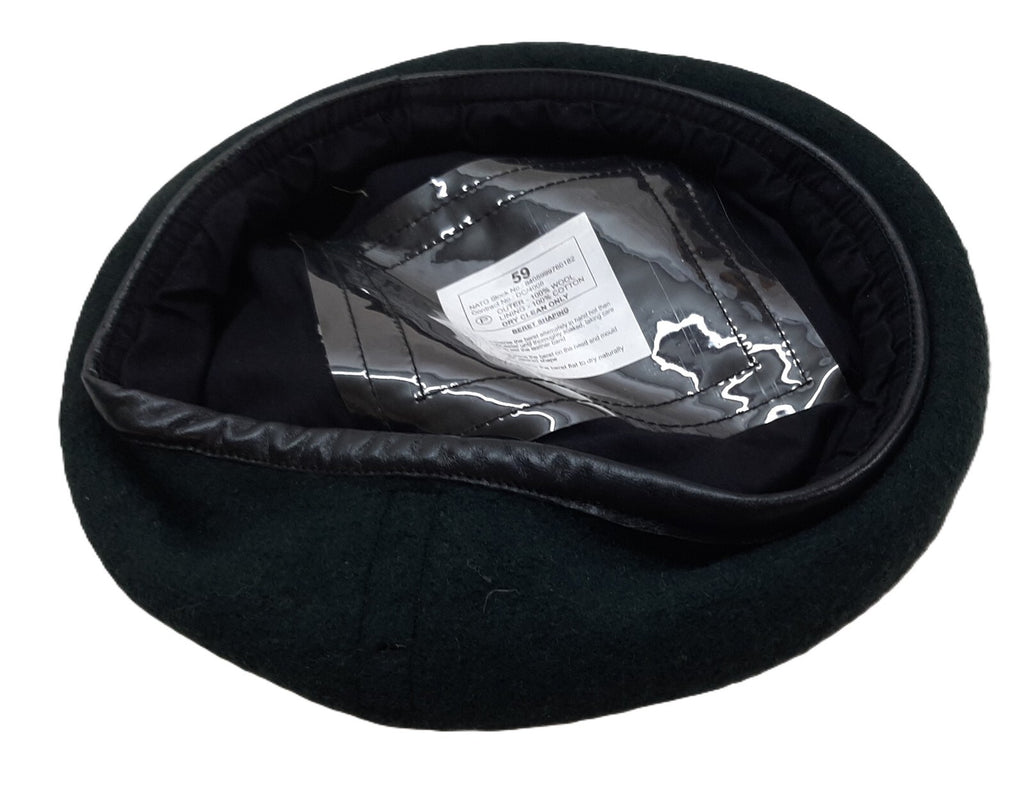 The Rifles Beret Green / Light Infantry British Army 100% Wool Without Insignia