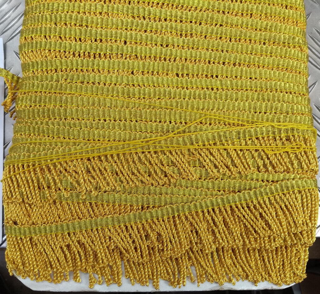 Gold Mylar Thread Fringe For Epaulettes 45mm Drop NEW