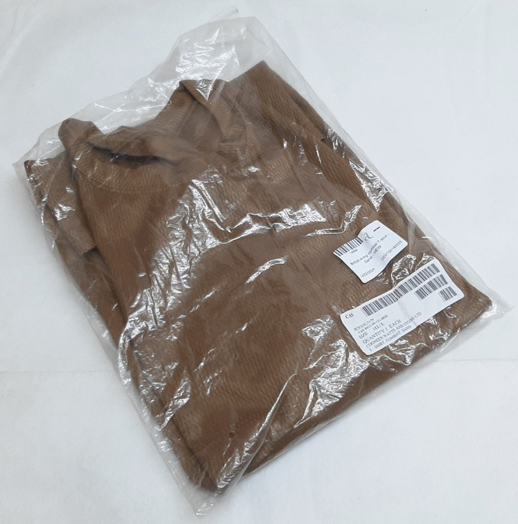 Gulf Combat T-Shirt British Issue Old Pattern Sand Short Sleeve Top