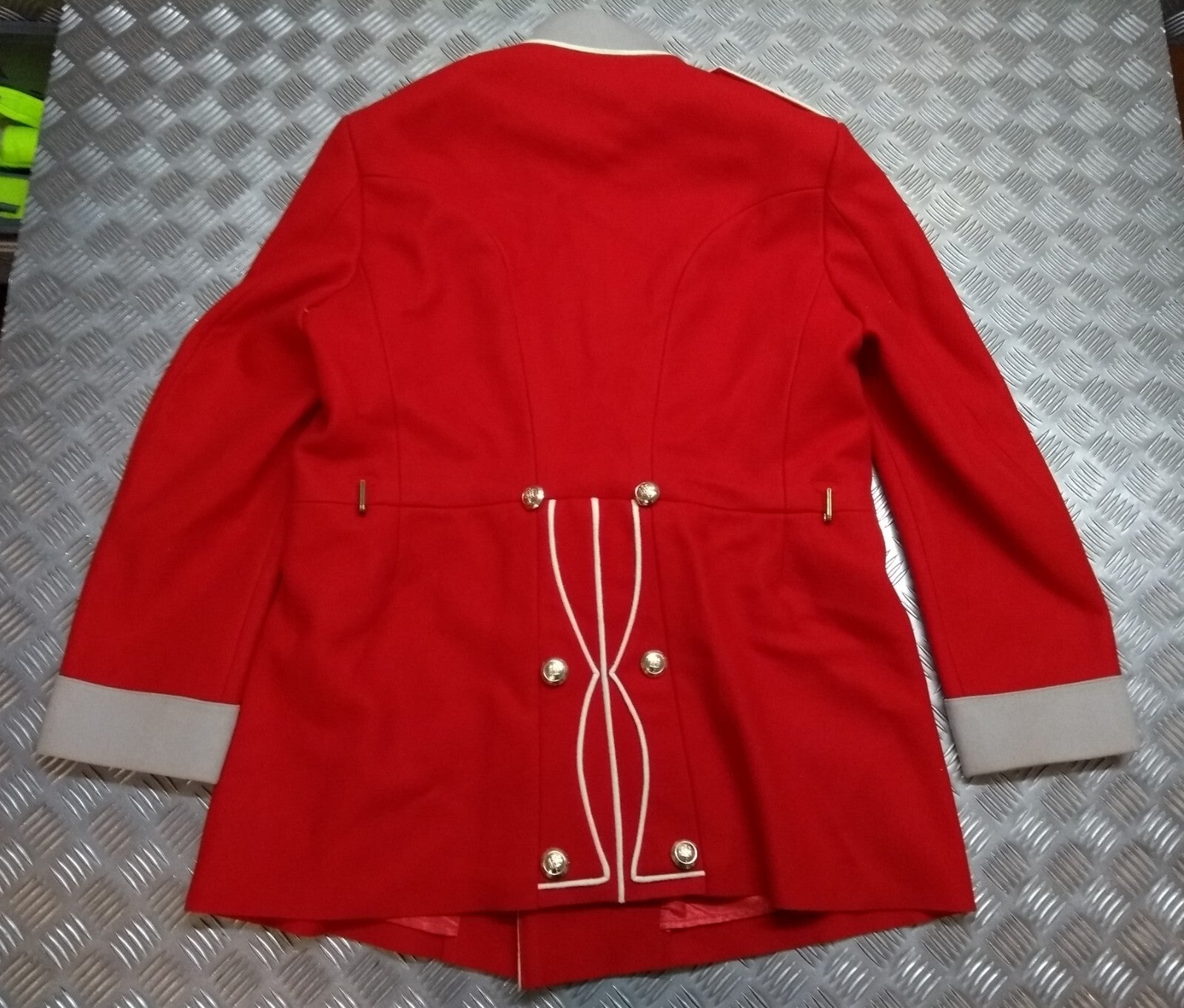 British Army Red Bandsman Tunic RG Ceremonial and Parade Jacket Big Size