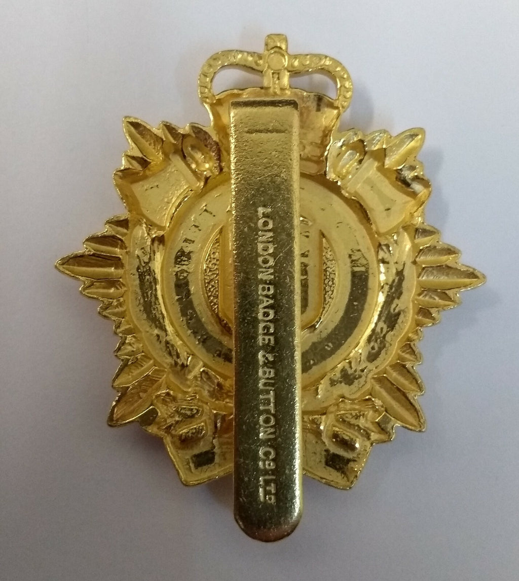 RLC Hat Badge Service Dress For No1 & No2 Peaked Caps & Berets - NEW