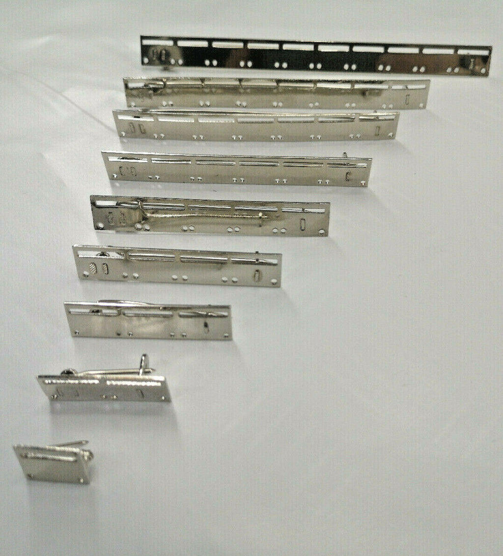 Miniature Size Medal Mounting Brooch Bars Assorted Sizes 1 - 10 Space NEW