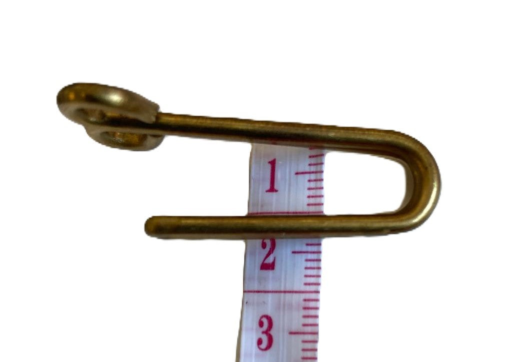 Waist Belt Hook Hooks Jacket / Tunic / Robe. Brass / Metal x One Pair