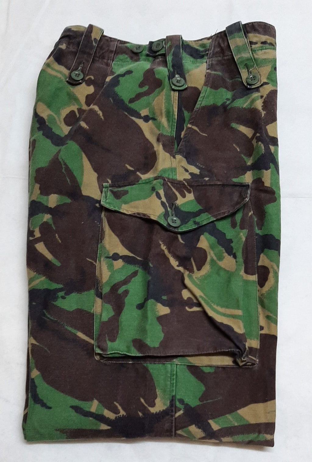 Vintage Jungle Greens British Forces Camo DPM Combat Trousers Waist 29"