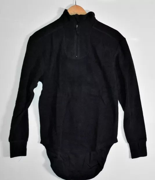 British Army Fleece Thermal Combat Undershirt Top Black PCS All Sizes NEW