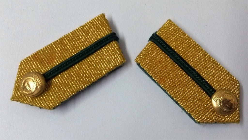 Dubai Gorgets Gold Braid Detail & Green Piping Fancy Dress