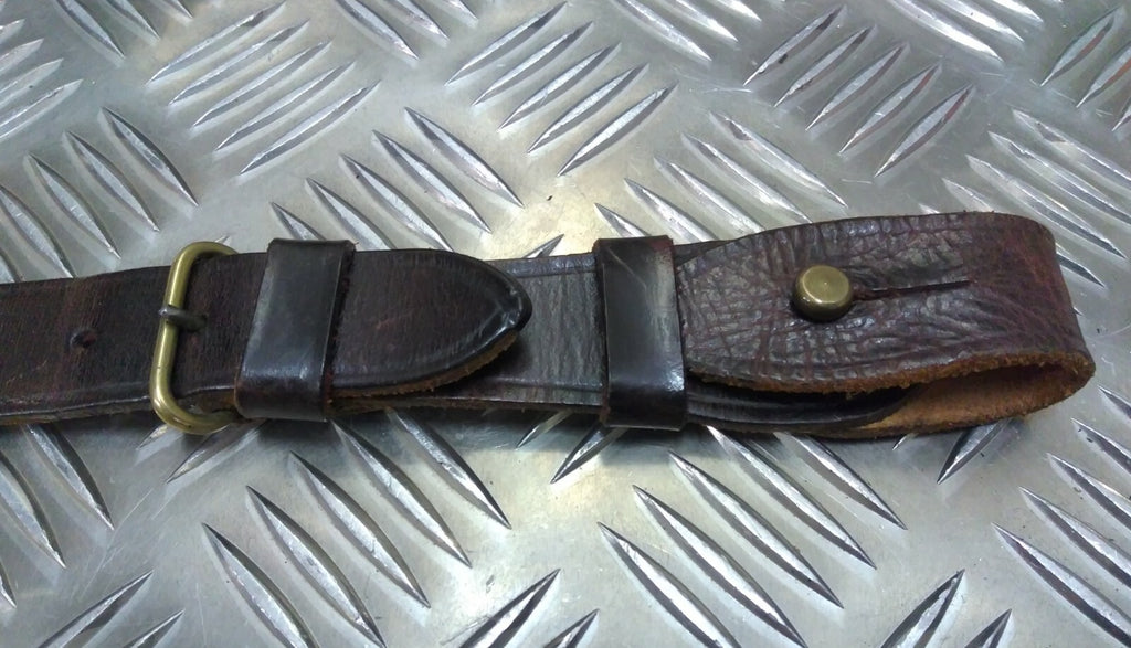 British Issue Sam Browne Leather Cross Over Shoulder X O Strap