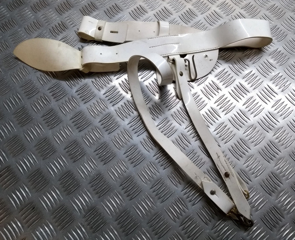 RM Belt White PVC (RMBS) Type Long & Short Slings No Buckle Max 88cm