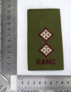 Royal Army Medical Corps Rank Slides Various Ranks & Camo Genuine British Army
