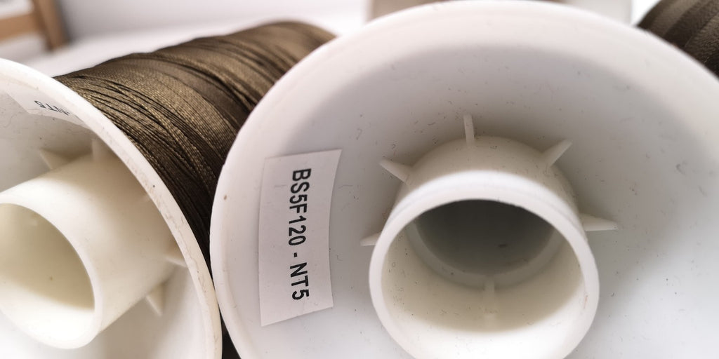 Nylon/Polyester Corespun Thread Green Colour Shades joblot of 4 rolls